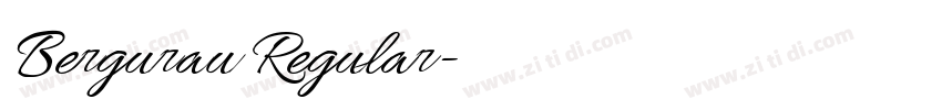 Bergurau Regular字体转换 Bergurau Regular字体转换